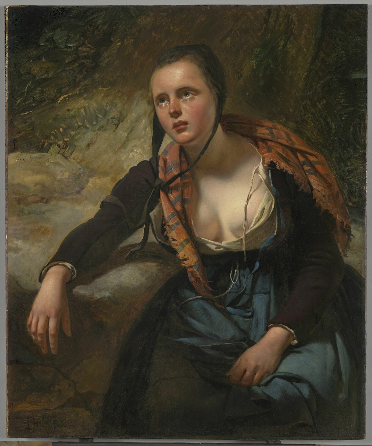 Jeune alsacienne, Dubufe, Claude-Marie, XIXe siècle (1800 - 1900)
