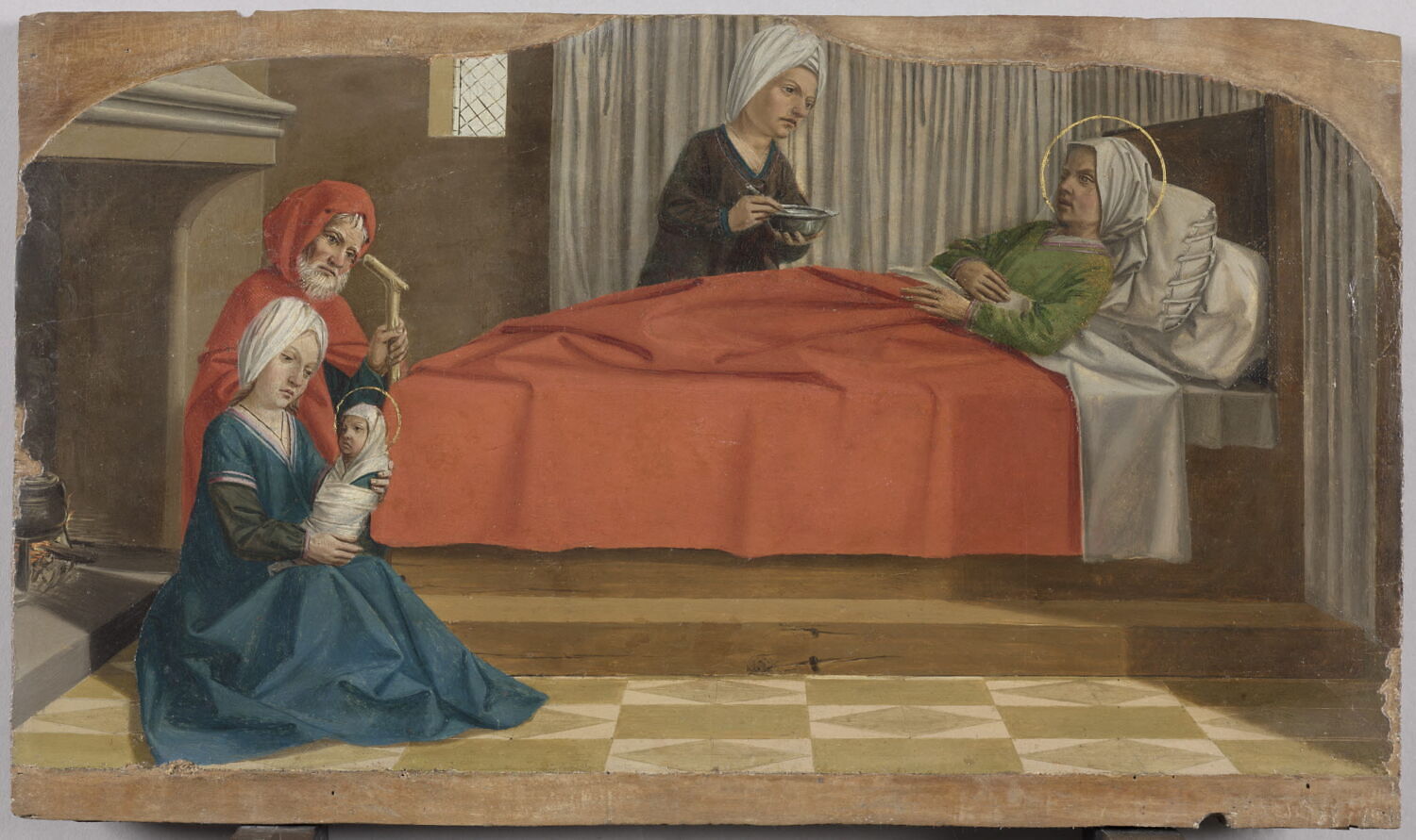 Naissance de la Vierge, Dipre, Nicolas, Fin du XVe siècle - début du XVIe siècle (vers 1500)