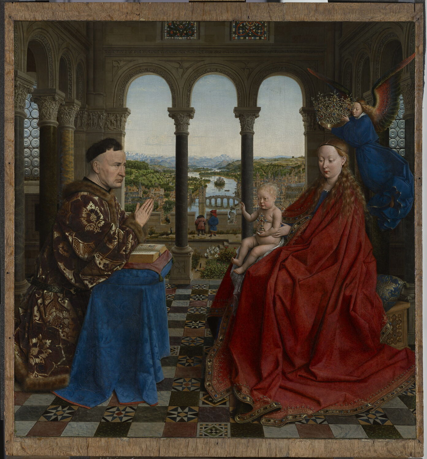 La Vierge du chancelier Rolin, Jan van Eyck