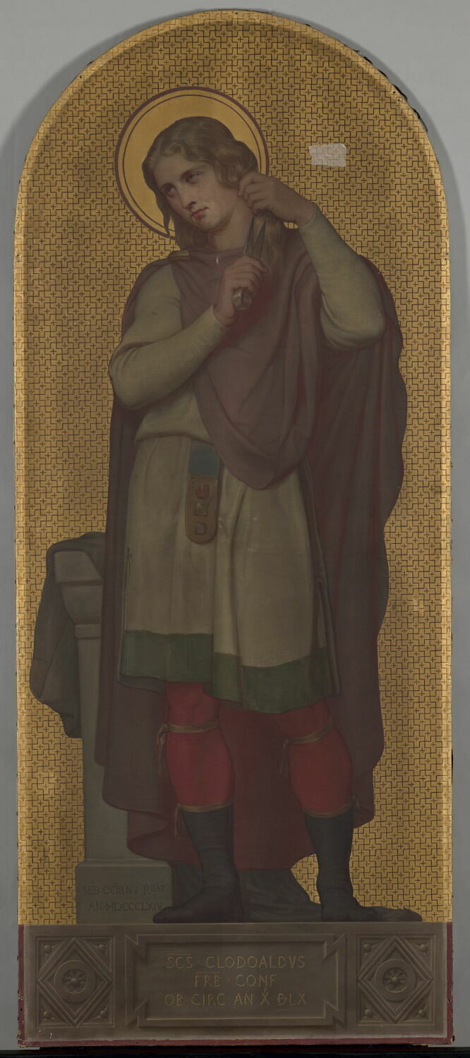 Saint Clodoald (Saint-Cloud), Cornu, Sébastien, XIXe siècle (1864)