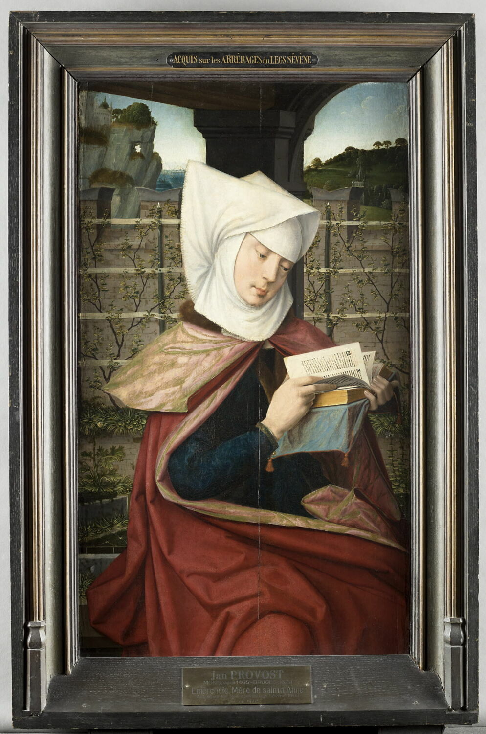 Emérencie, mère de sainte Anne. Revers en grisaille : Sainte Claire, Provost, Jan, Fin du XVe siècle - début du XVIe siècle (1475 - 1525)