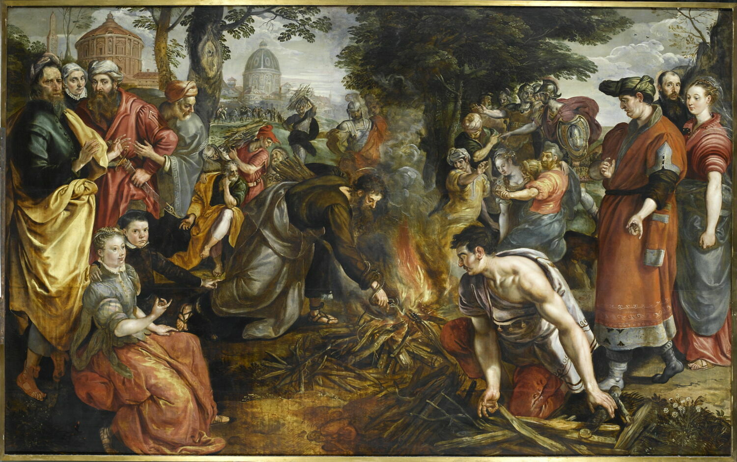 Saint Paul piqué par une vipère dans l'île de Malte, Vos, Marten de, XVIe siècle (1500 - 1600)