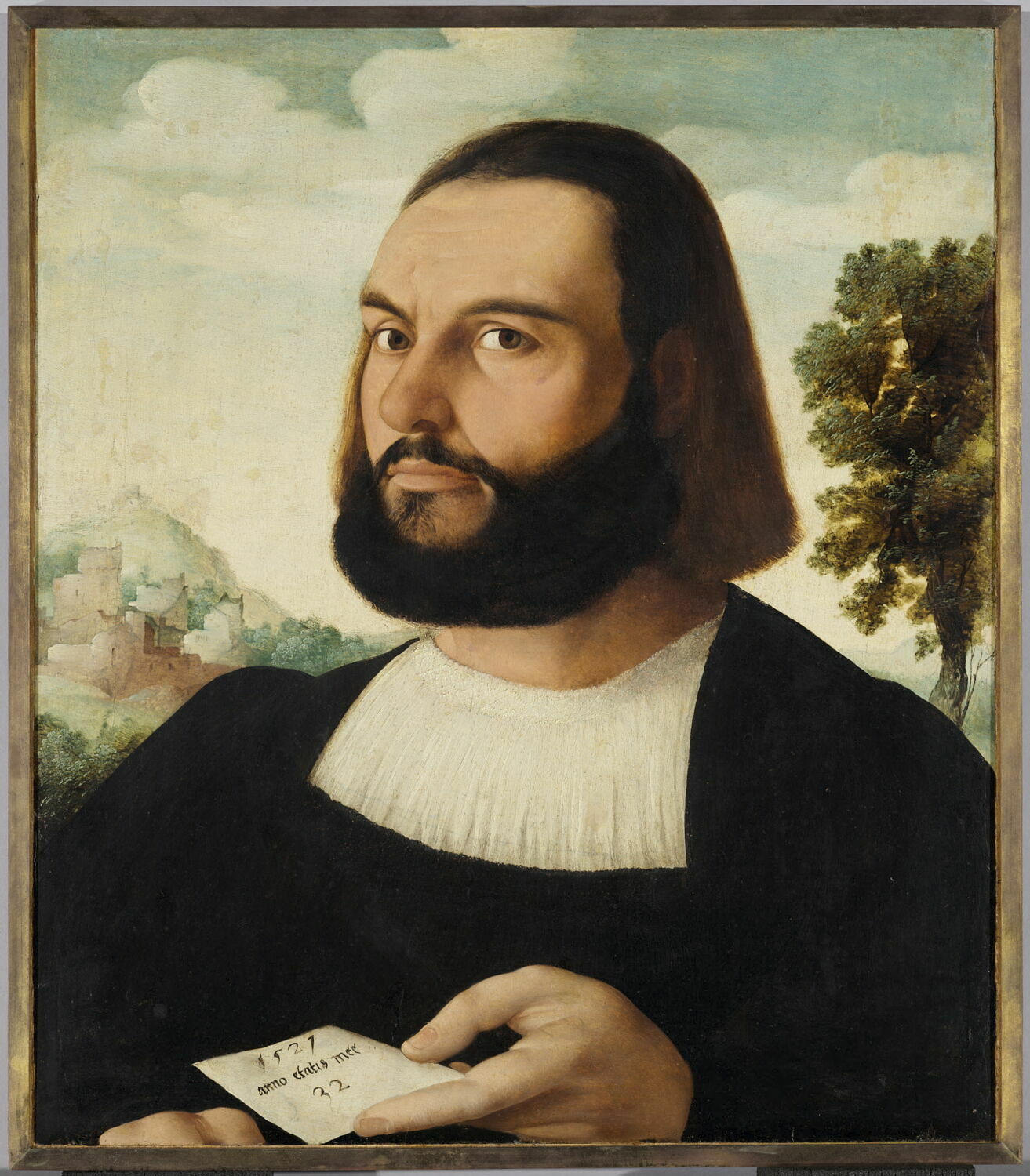 Portrait d'homme âgé de trente-deux ans, Ян ван Скорел, XVI век (1521)
