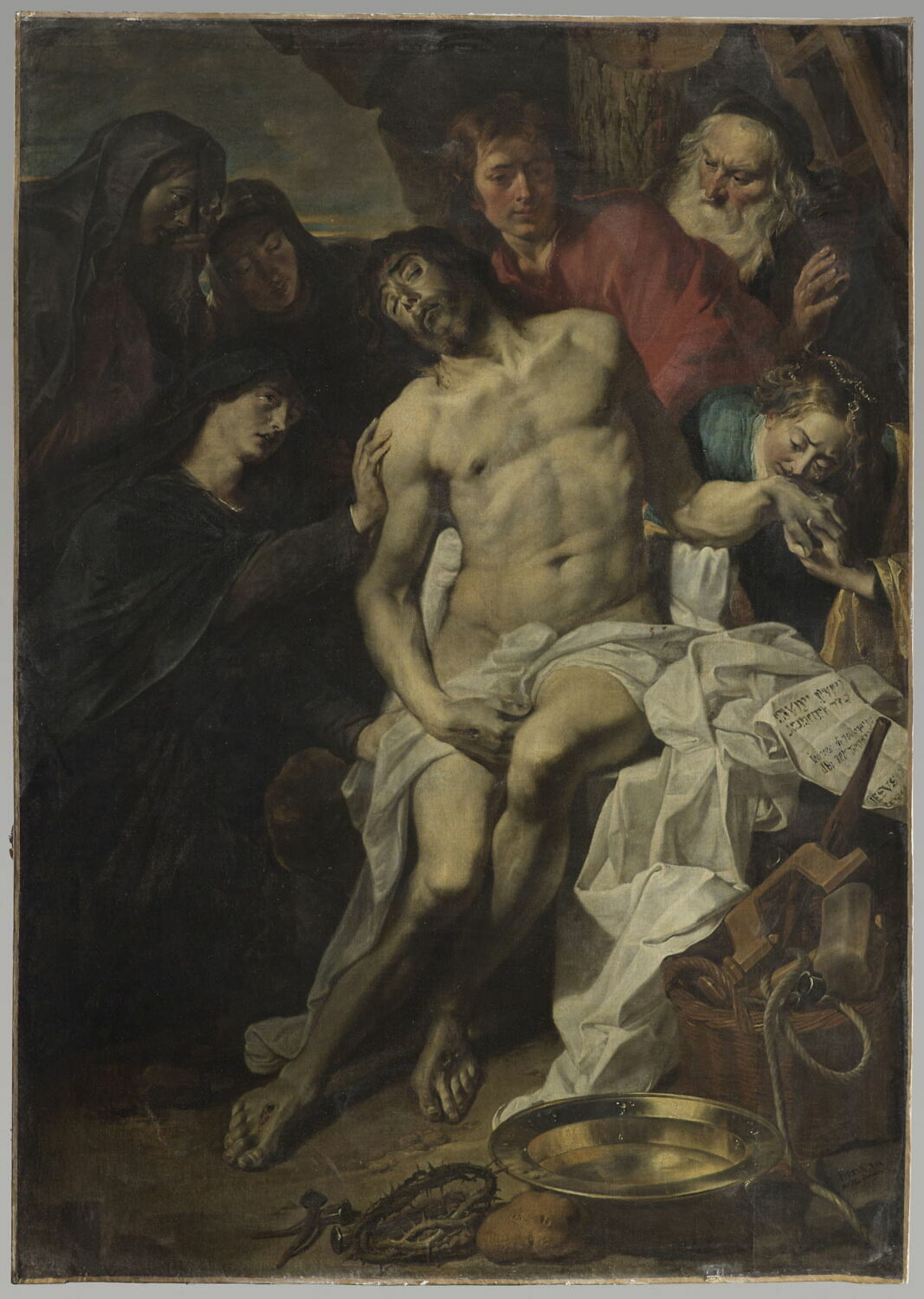 La Déploration du Christ, Mol, Pieter van, 2e quart du XVIIe siècle (après 1631)