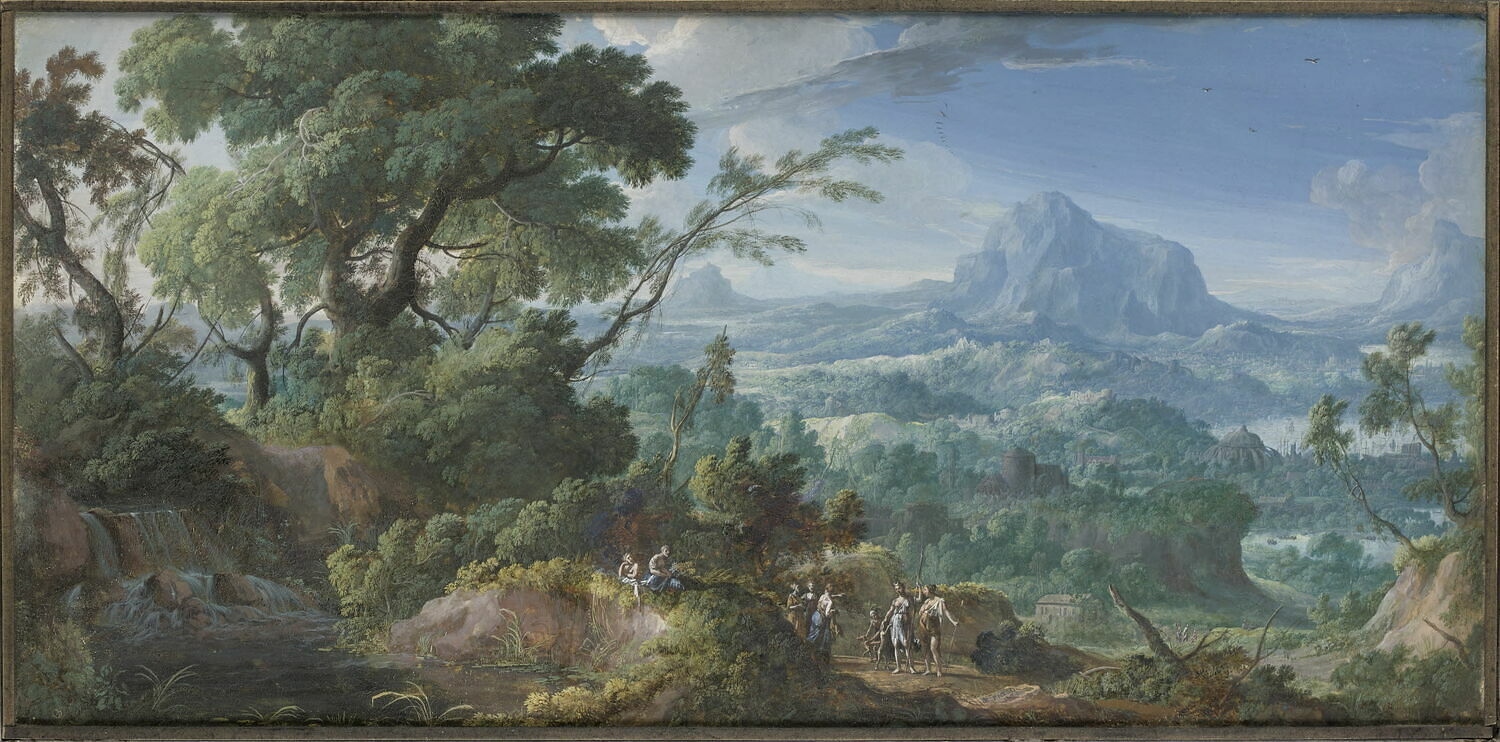 Paysage avec Diane chasseresse, Patel, Pierre Antoine, 4e quart du XVIIe siècle (1683)