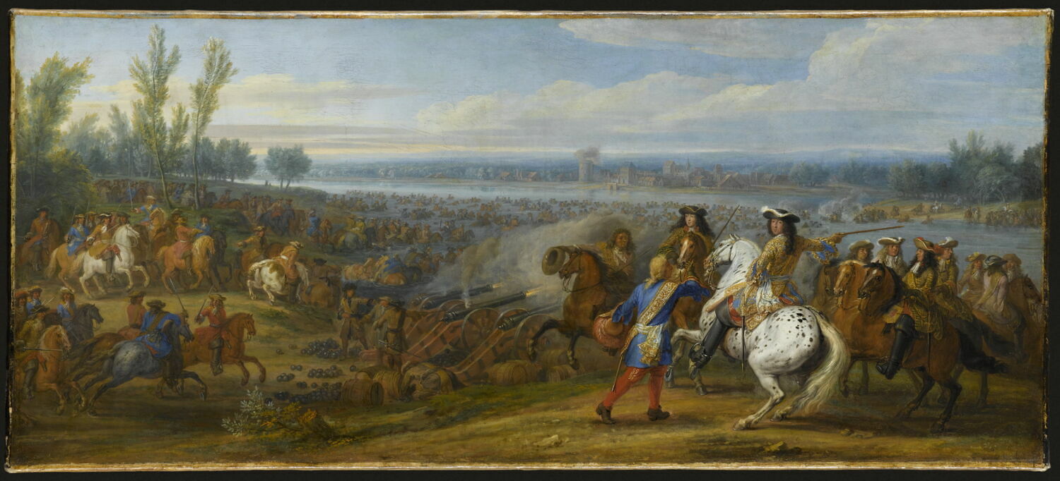 Le passage du Rhin, Van der Meulen, Adam Frans, XVIIe siècle (1689 - 1690)