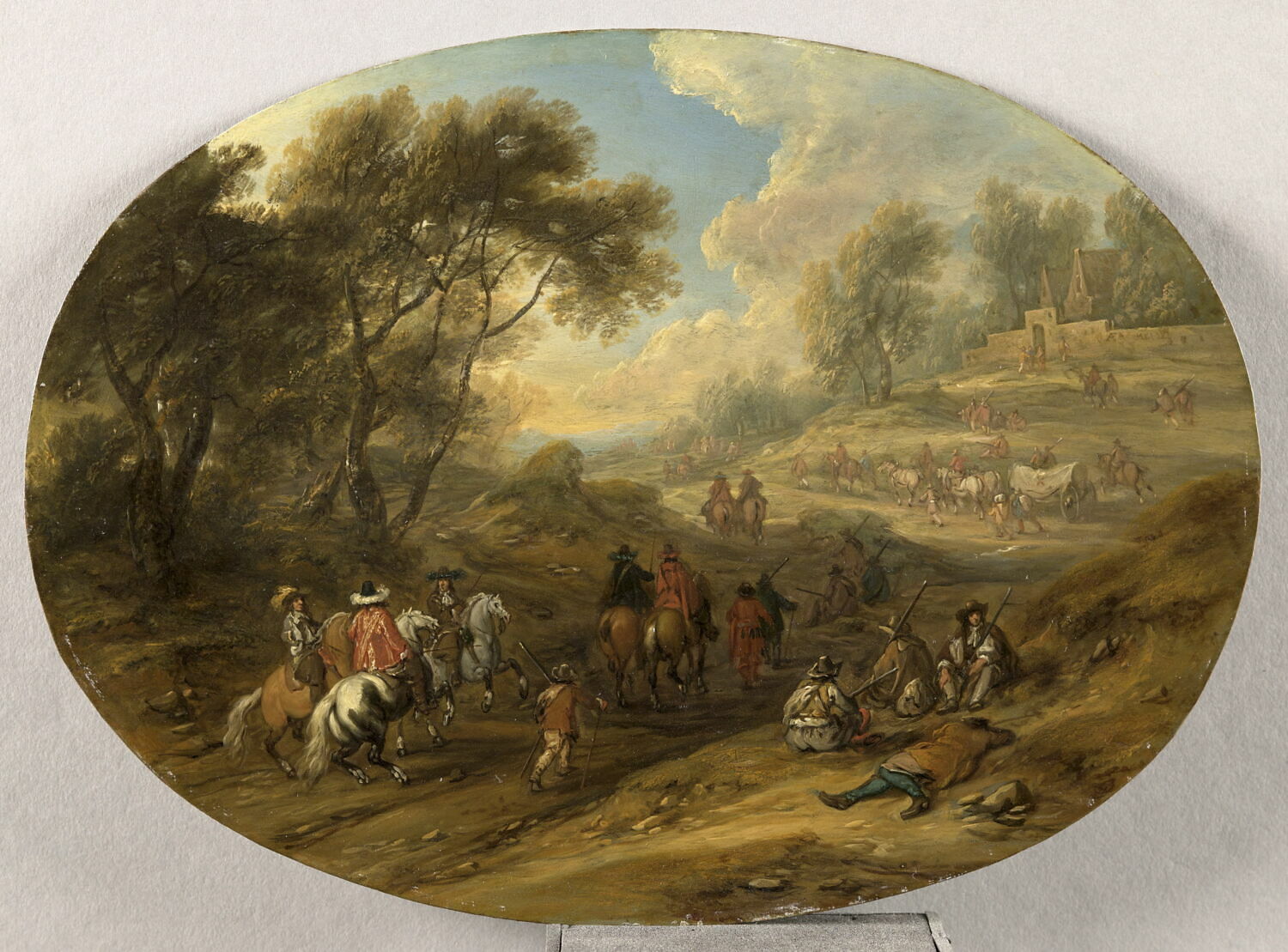 Convoi militaire, Van der Meulen, Adam Frans, XVIIe siècle (vers 1660 - 1665)