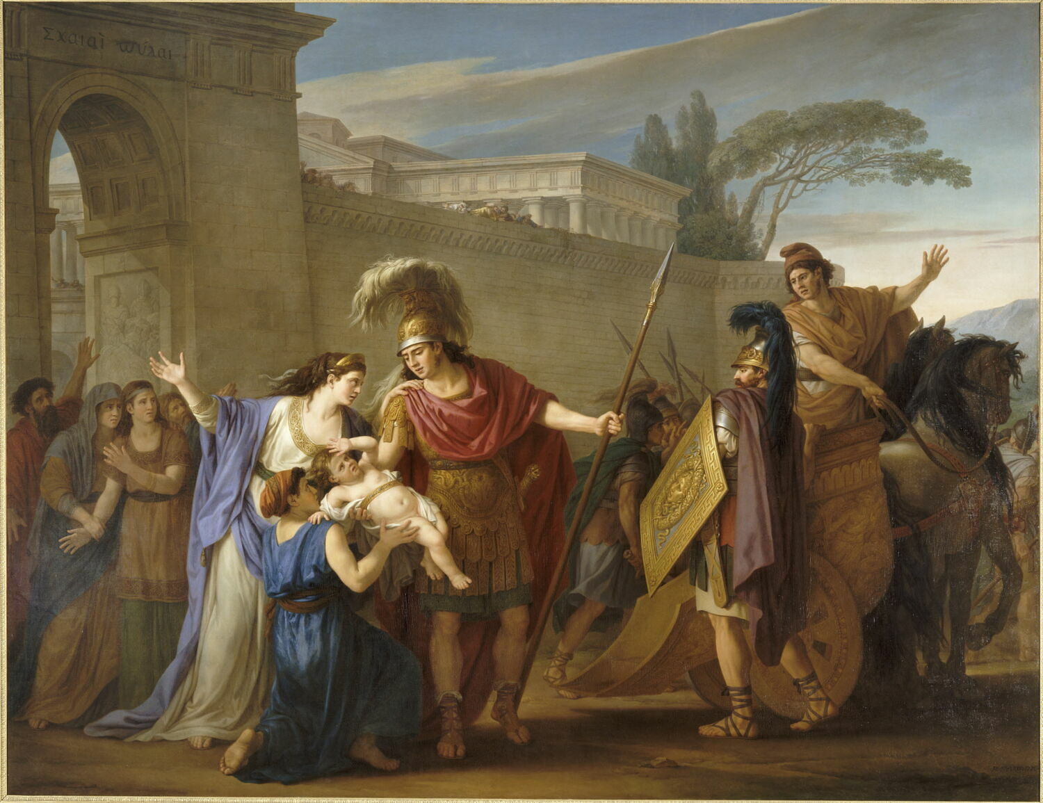 Les Adieux D'Hector Et D'Andromaque - Louvre Collections