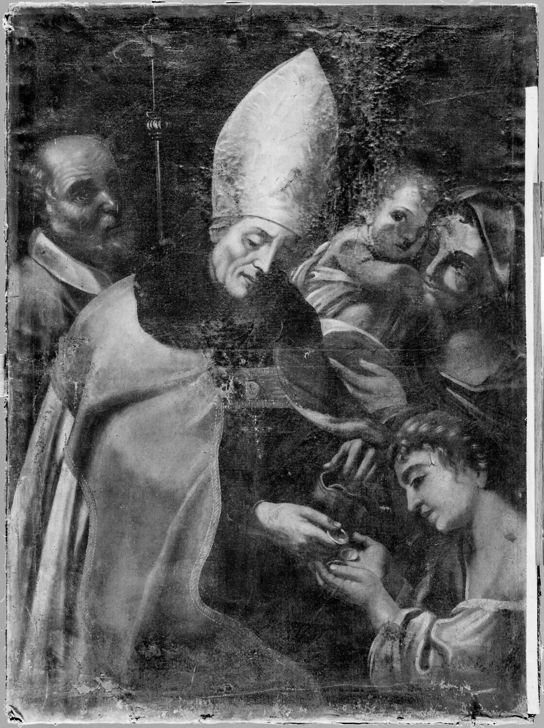 Saint Thomas de Villeneuve (1488-1555) faisant l'aumône, Maratti, Carlo, XVIIe siècle (1600 - 1700)