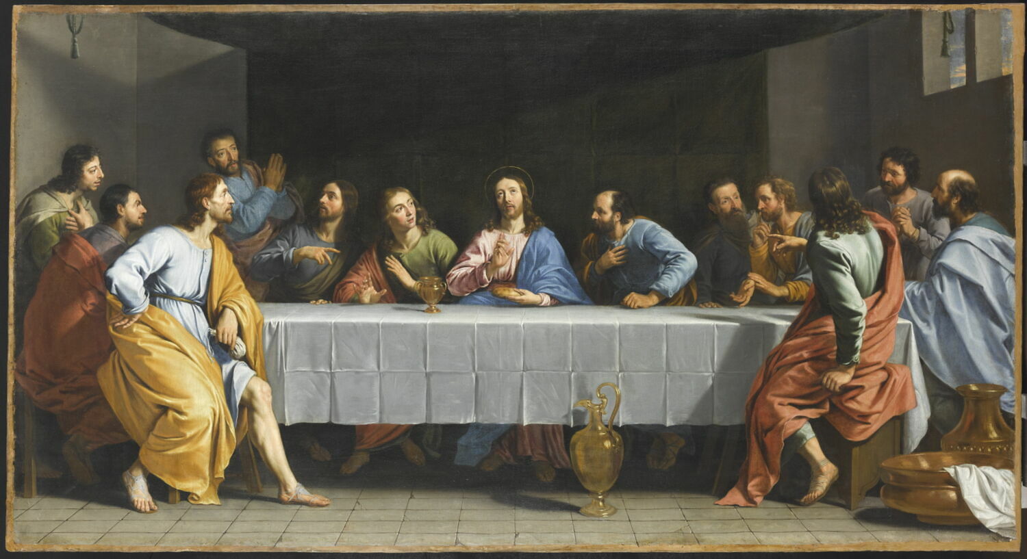 La Cène, dite La Petite Cène, Champaigne, Philippe de, 2e quart du XVIIe siècle (vers 1651 - 1652)