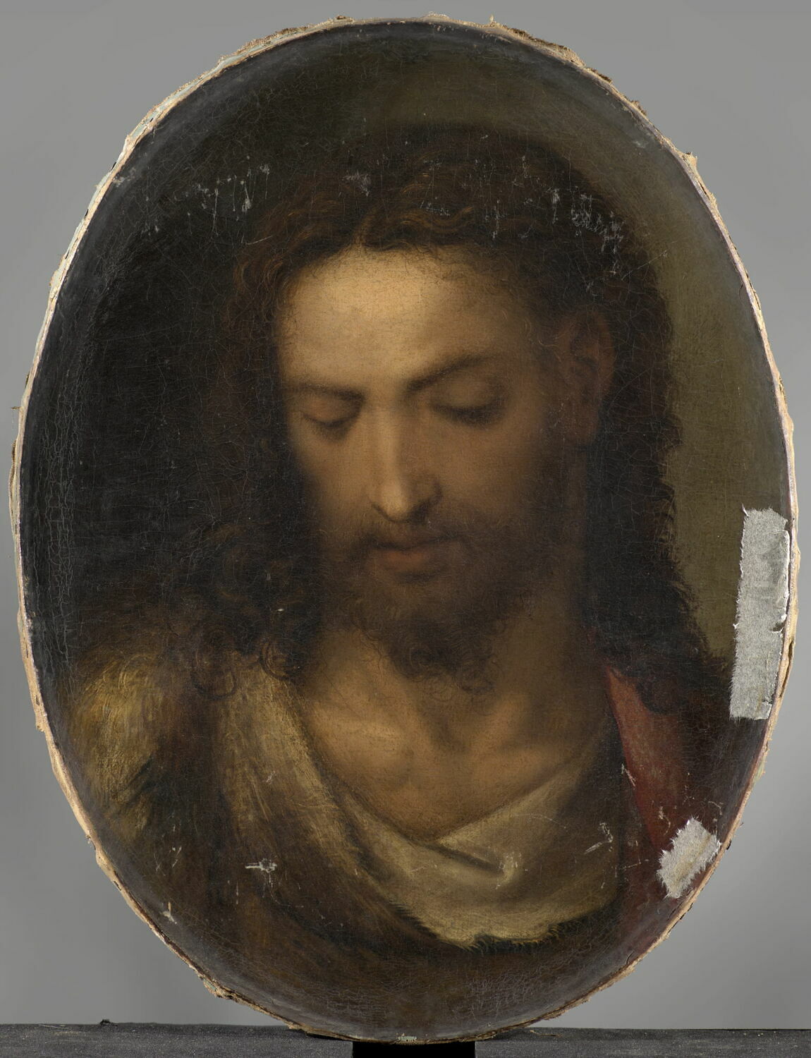 Saint Jean Baptiste en buste, Anonyme, Fin du XVIe siècle (1560 - 1600)