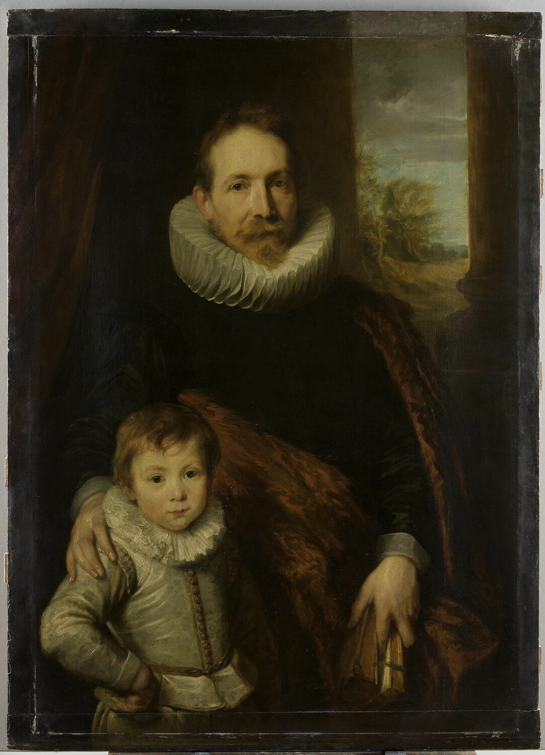 Portrait D'un Père Et Son Fils - Louvre Collections