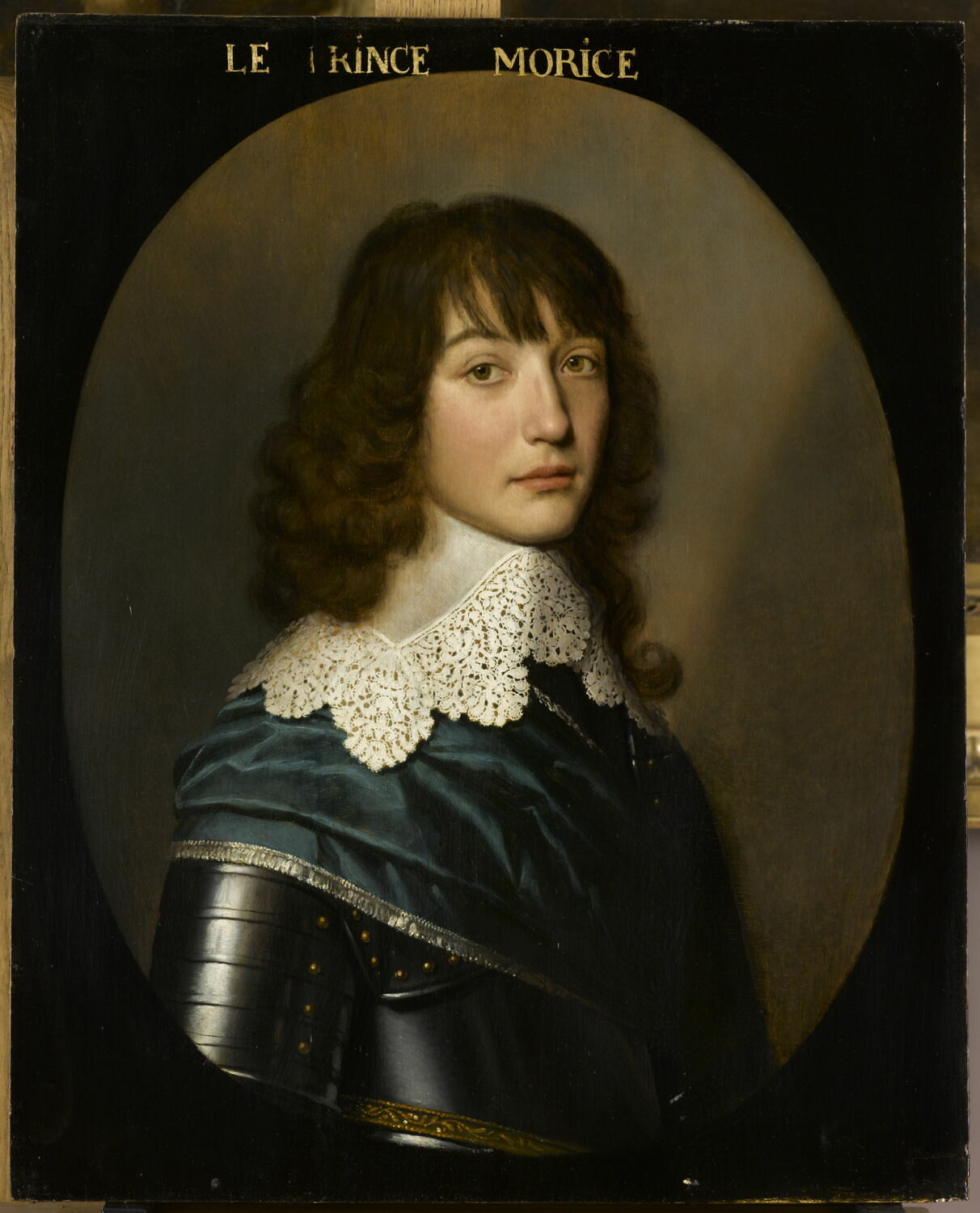 Portrait d'Édouard de Bavière (1625-1663), prince palatin, Honthorst, Gerrit van, 2e quart du XVIIe siècle (?) (1640)