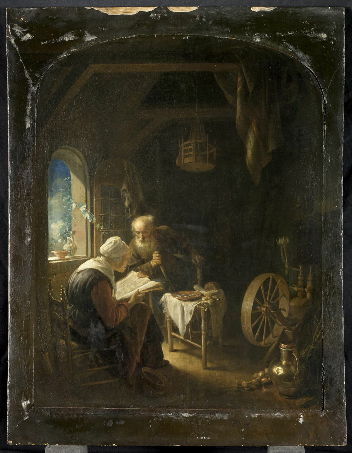 La Lecture de la Bible, Dou, Gerard, 2e quart du XVIIe siècle (vers 1645)