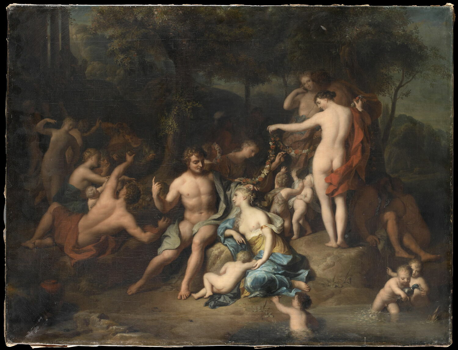 Les plaisirs de l'Age d'Or, Limborch, Hendrick van, 1e moitié du XVIIIe siècle (1718)