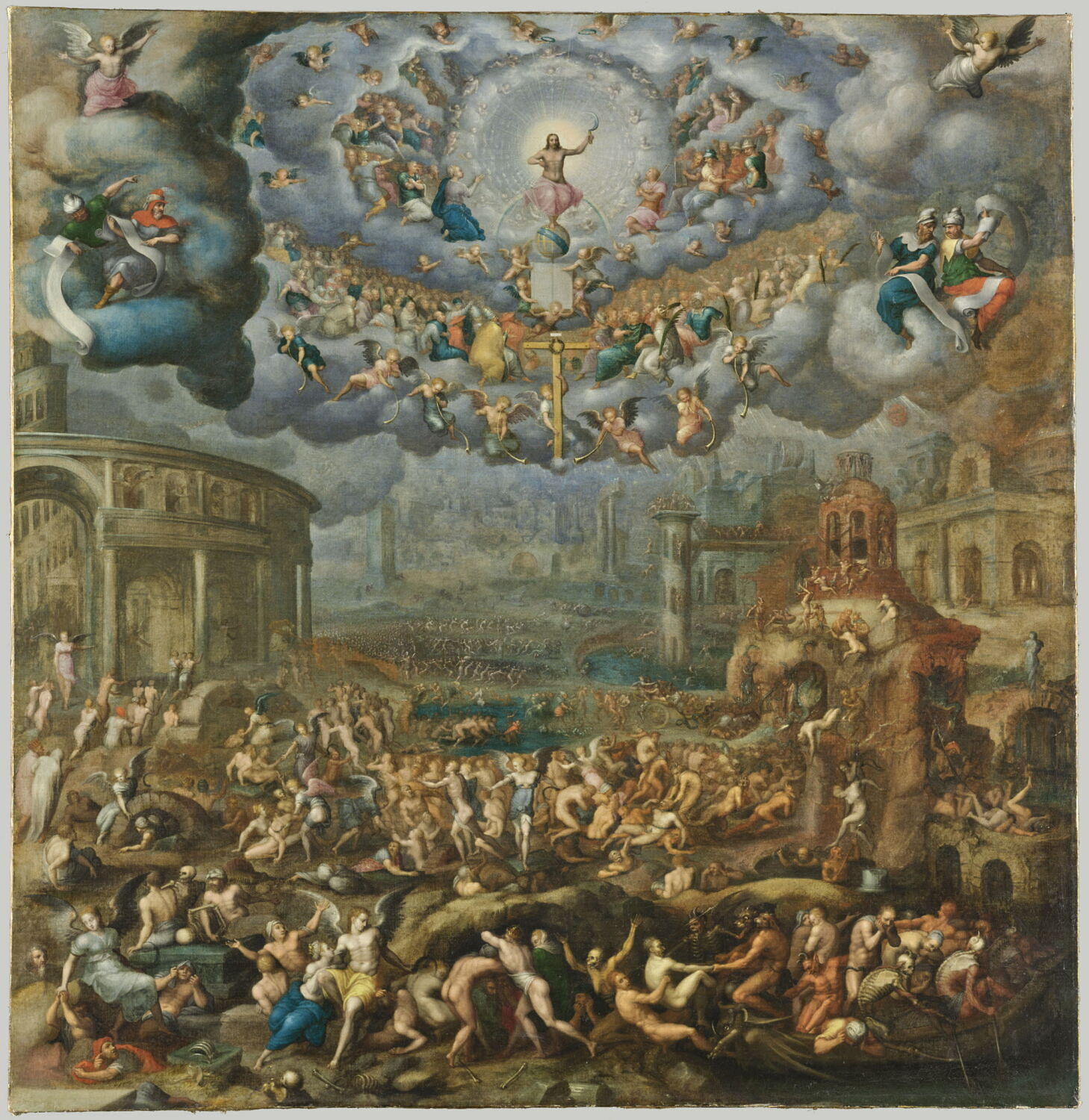 Le Jugement dernier, Cousin, Jean, dit le Fils, 4e quart du XVIe siècle (vers 1585)