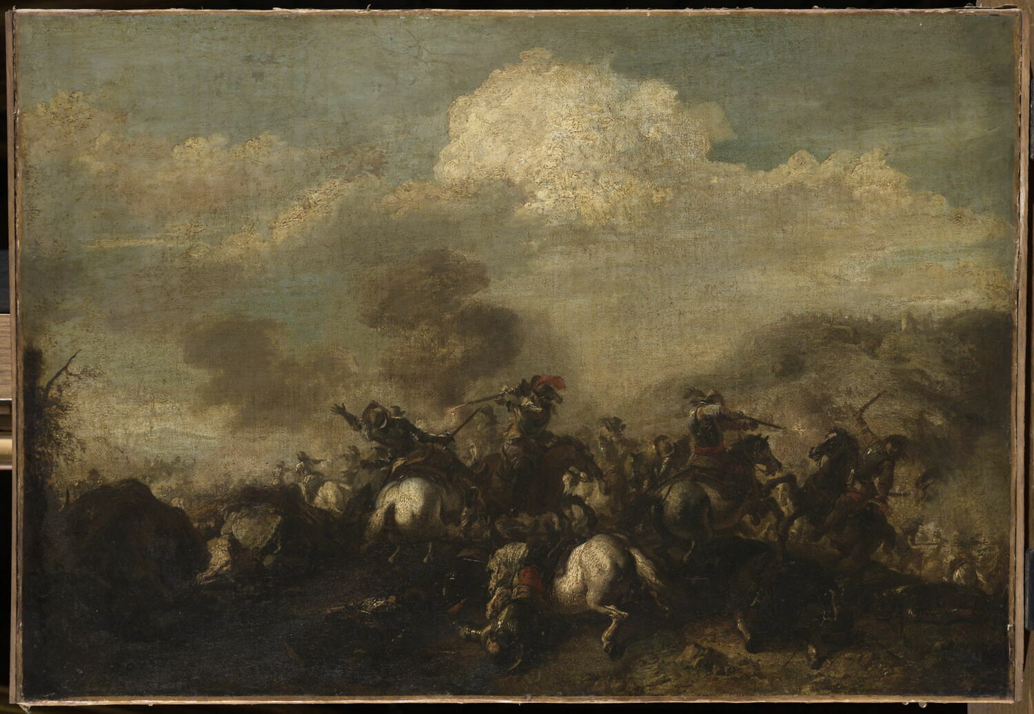 Combat de cavalerie, Courtois, Jacques, 2e quart du XVIIe siècle (vers 1645 - 1650)