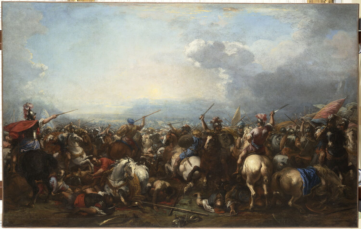 Josué défait les Amorrhéens, Courtois, Jacques, Milieu du XVIIe siècle (vers - 1660)