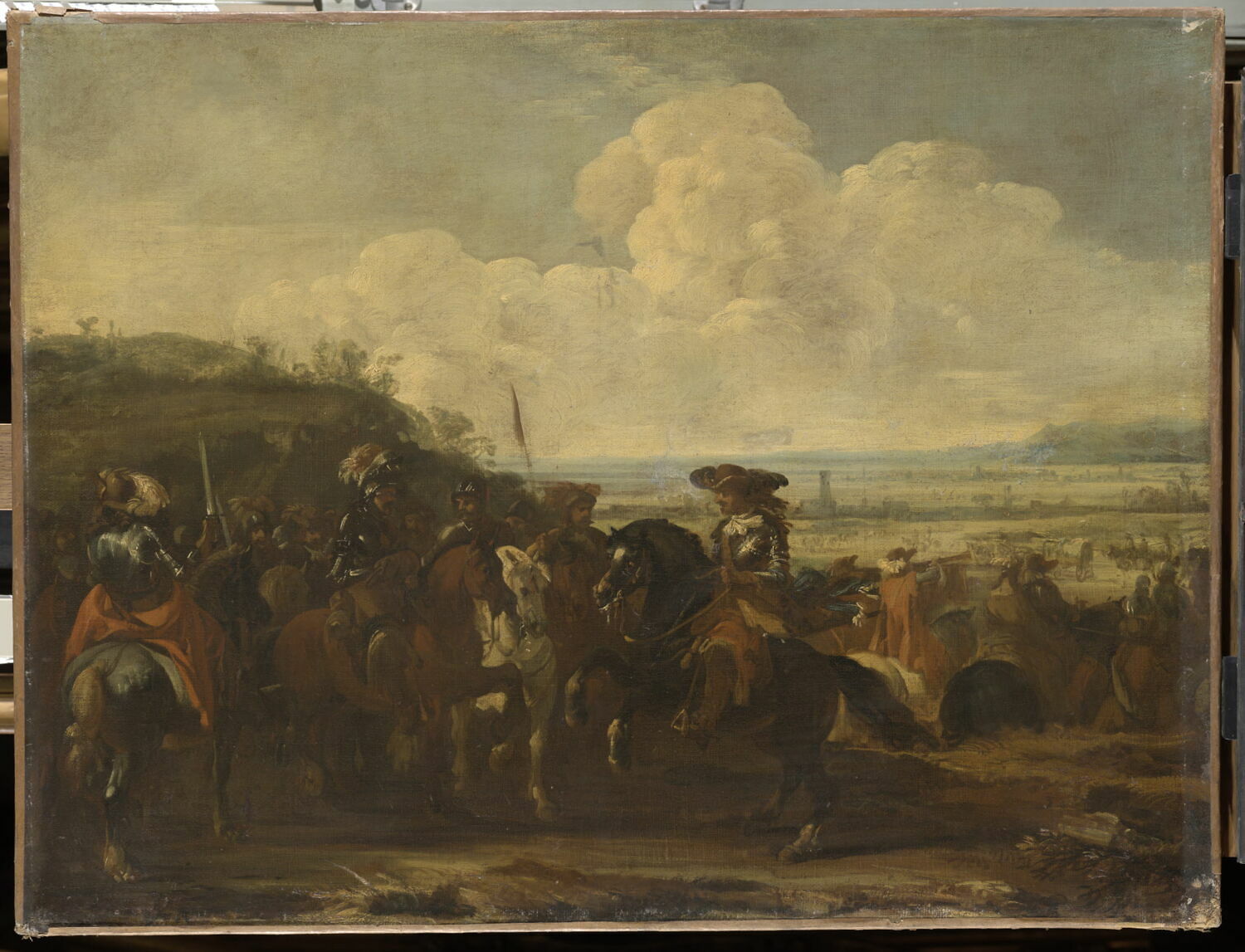 Rencontre de cavaliers, Courtois, Jacques, 2e quart du XVIIe siècle (1640 - 1645)