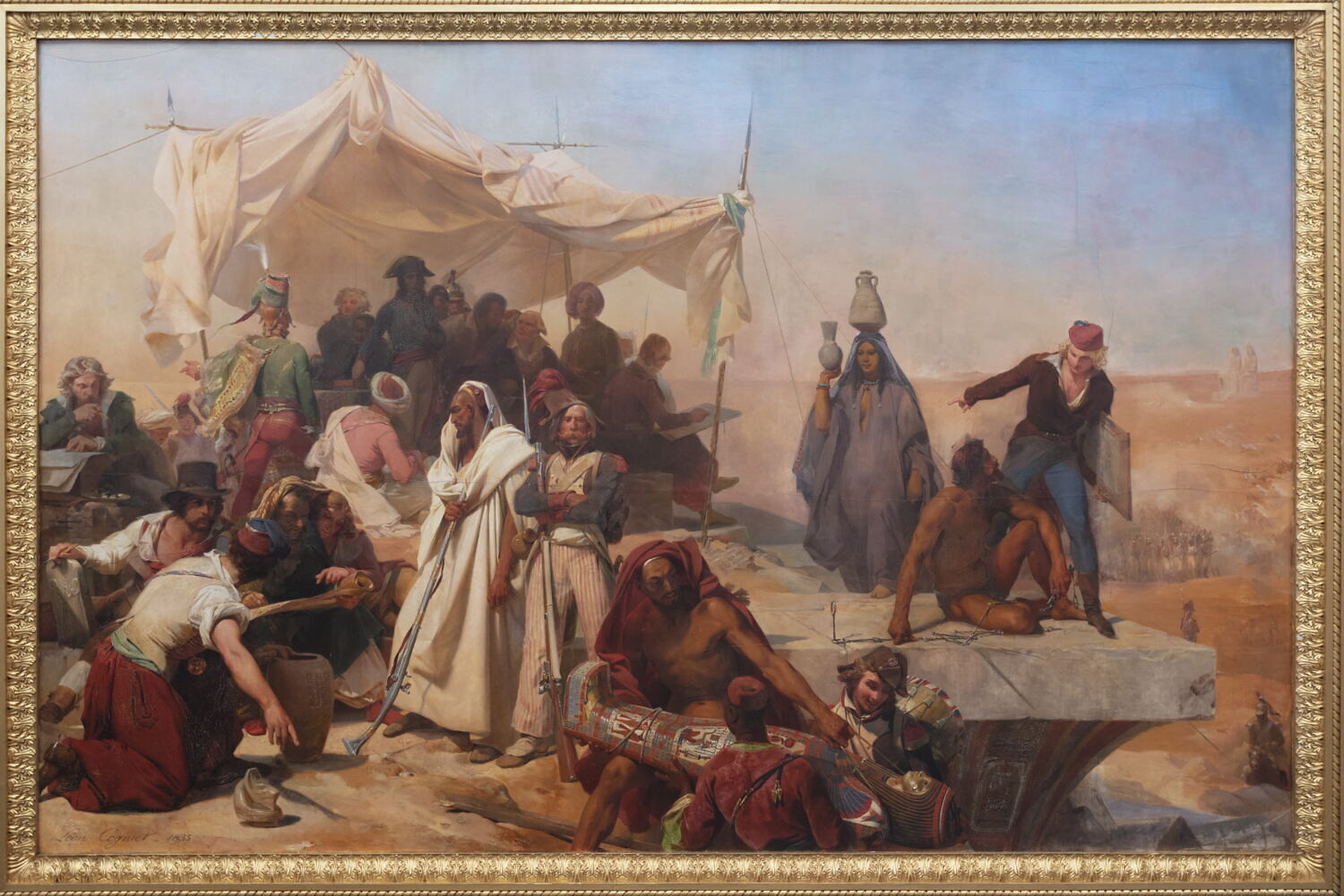 Expédition d'Égypte sous les ordres de Bonaparte., Cogniet, Léon, 2e quart du XIXe siècle (1829 - 1835)