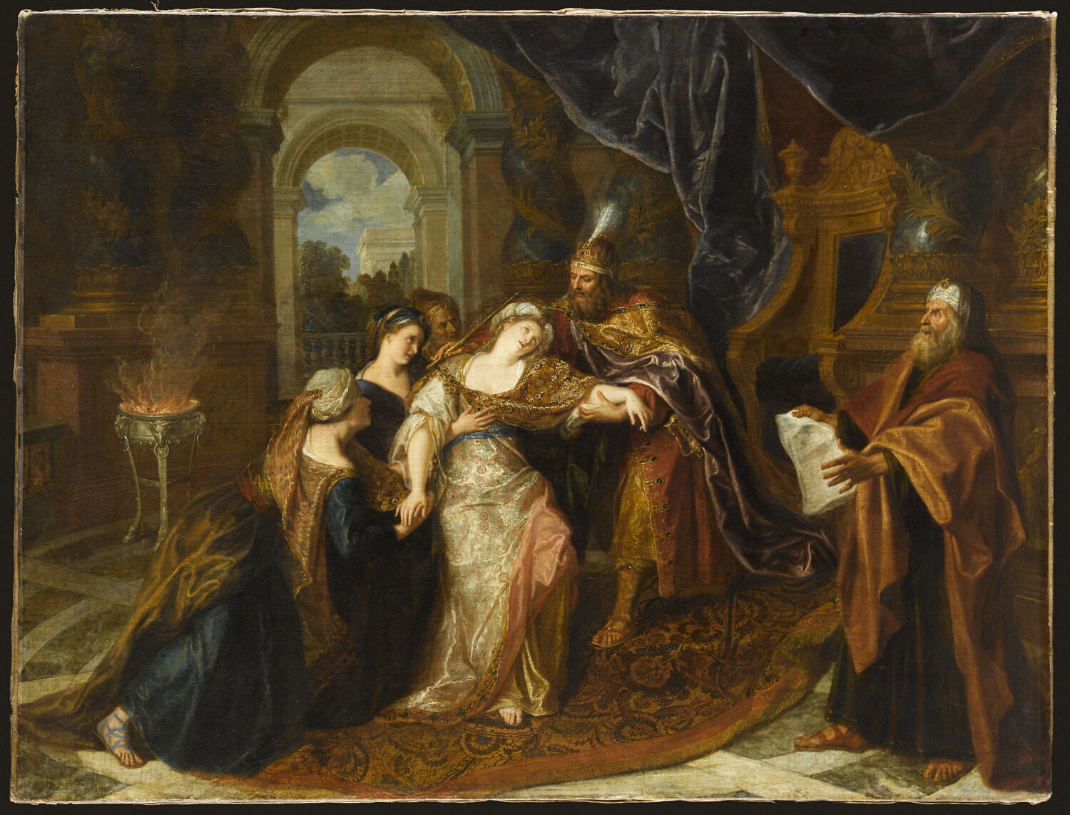 L'évanouissement d'Esther, Coypel, Antoine, 4e quart du XVIIe siècle (1697)
