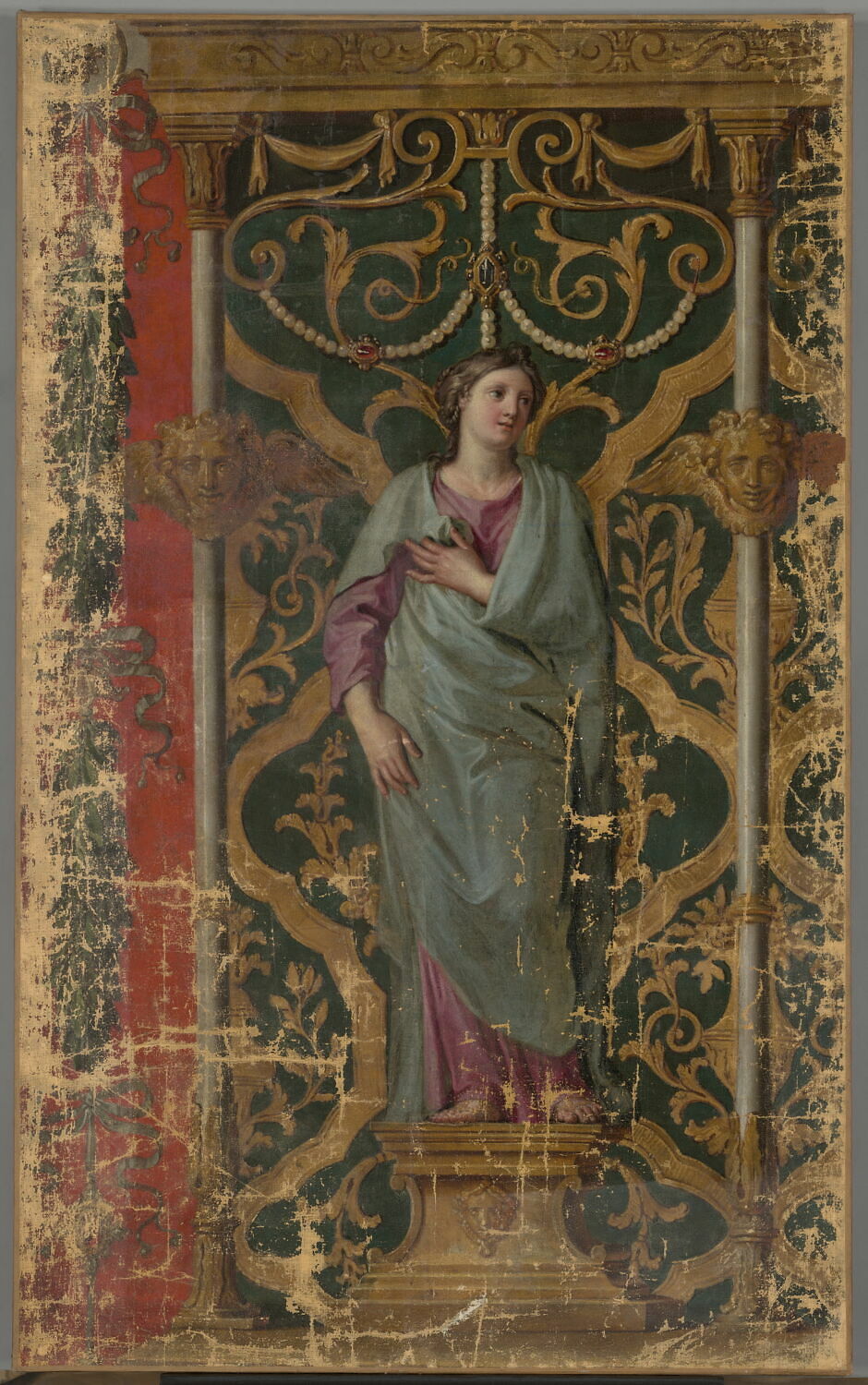 Le triomphe d'Apollon (trois fragments), Coypel, Noël, 2e moitié du XVIIe siècle (1683 - 1690)