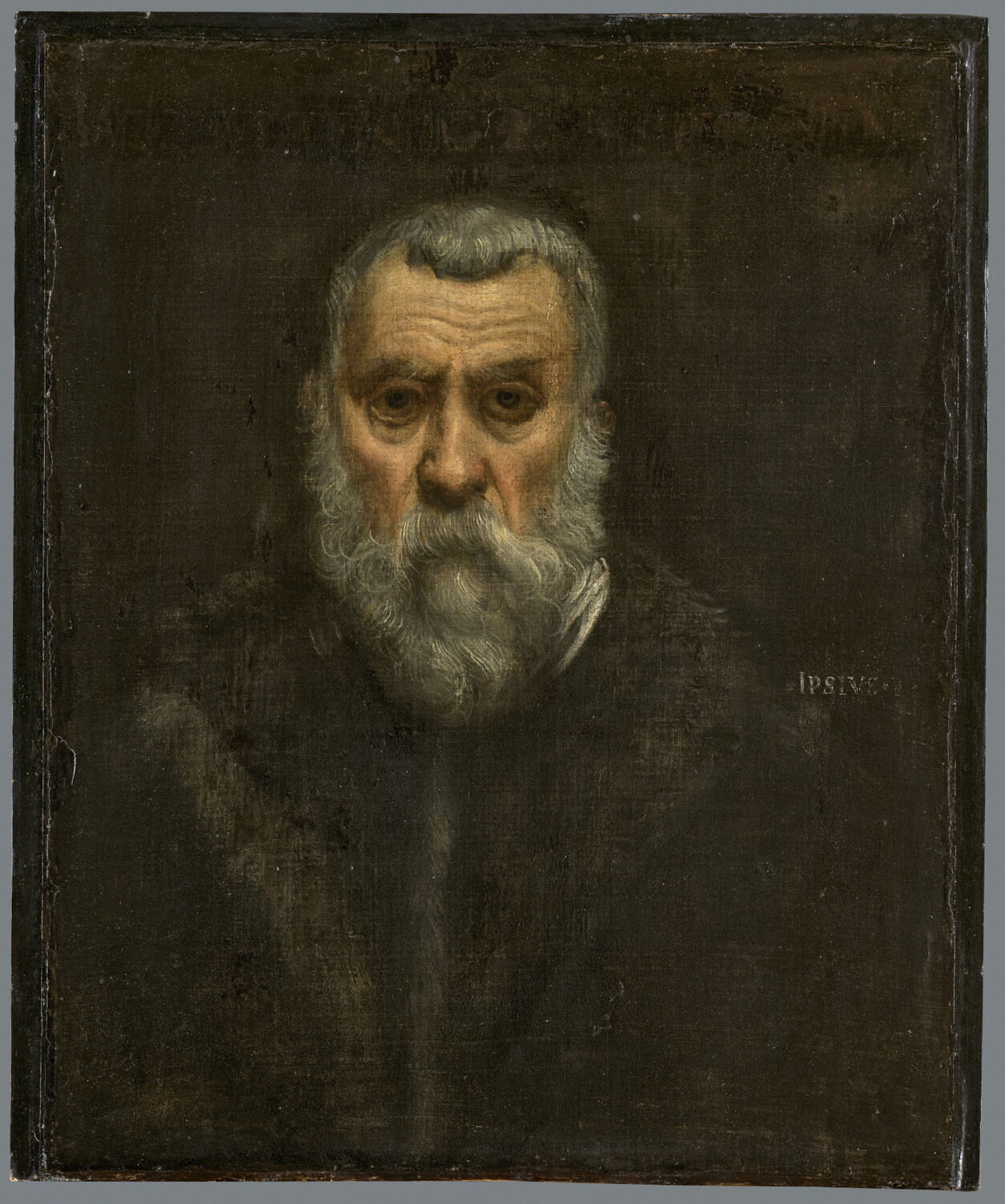 Autoportrait, Tintoret, 4e quart du XVIe siècle (vers 1588)