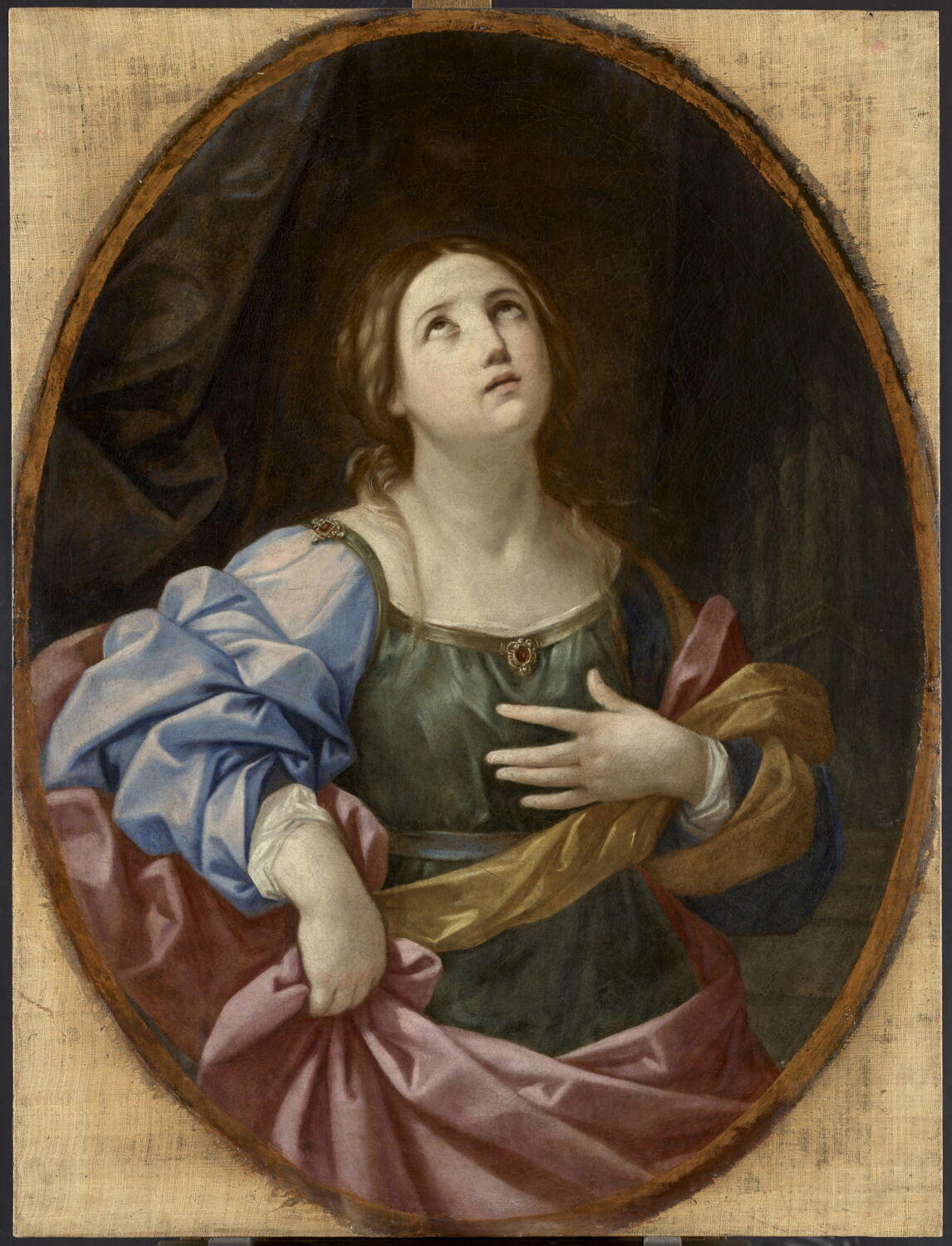 Sainte Cécile, Sirani, Giovanni Andrea, 2e quart du XVIIe siècle (1625 - 1650)