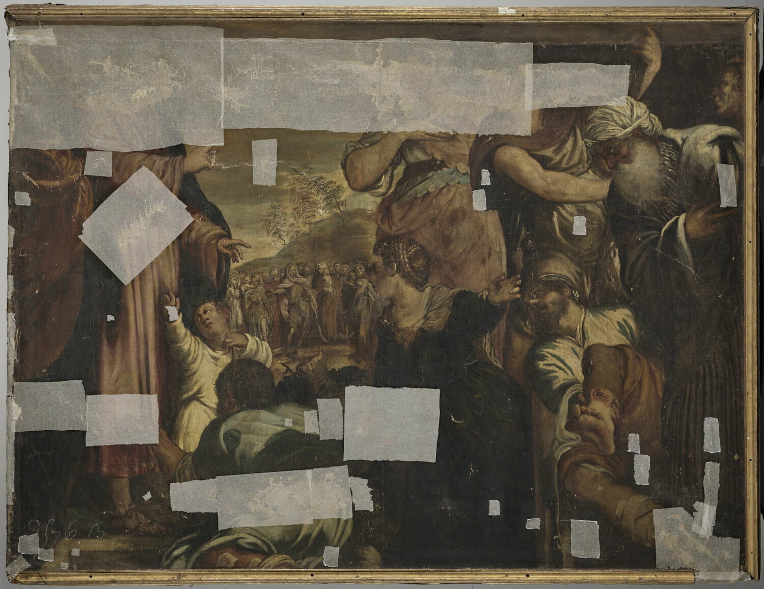 Jésus ou Un saint guérissant les malades, Tintoret, 2e moitié du XVIe siècle (1550 - 1600)