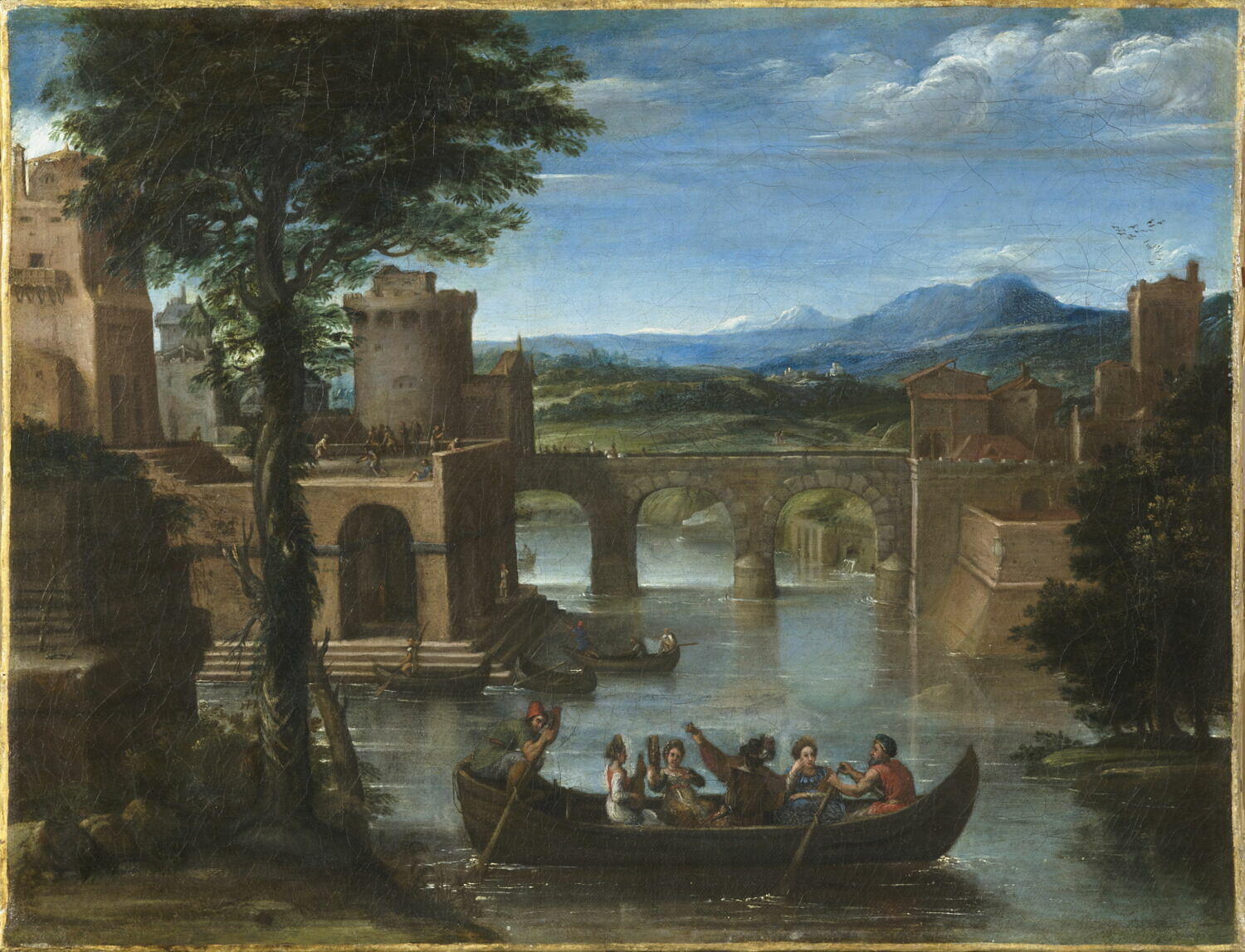 Le concert sur l'eau, Viola, Giovanni Battista, 1e quart du XVIIe siècle (1600 - 1625)