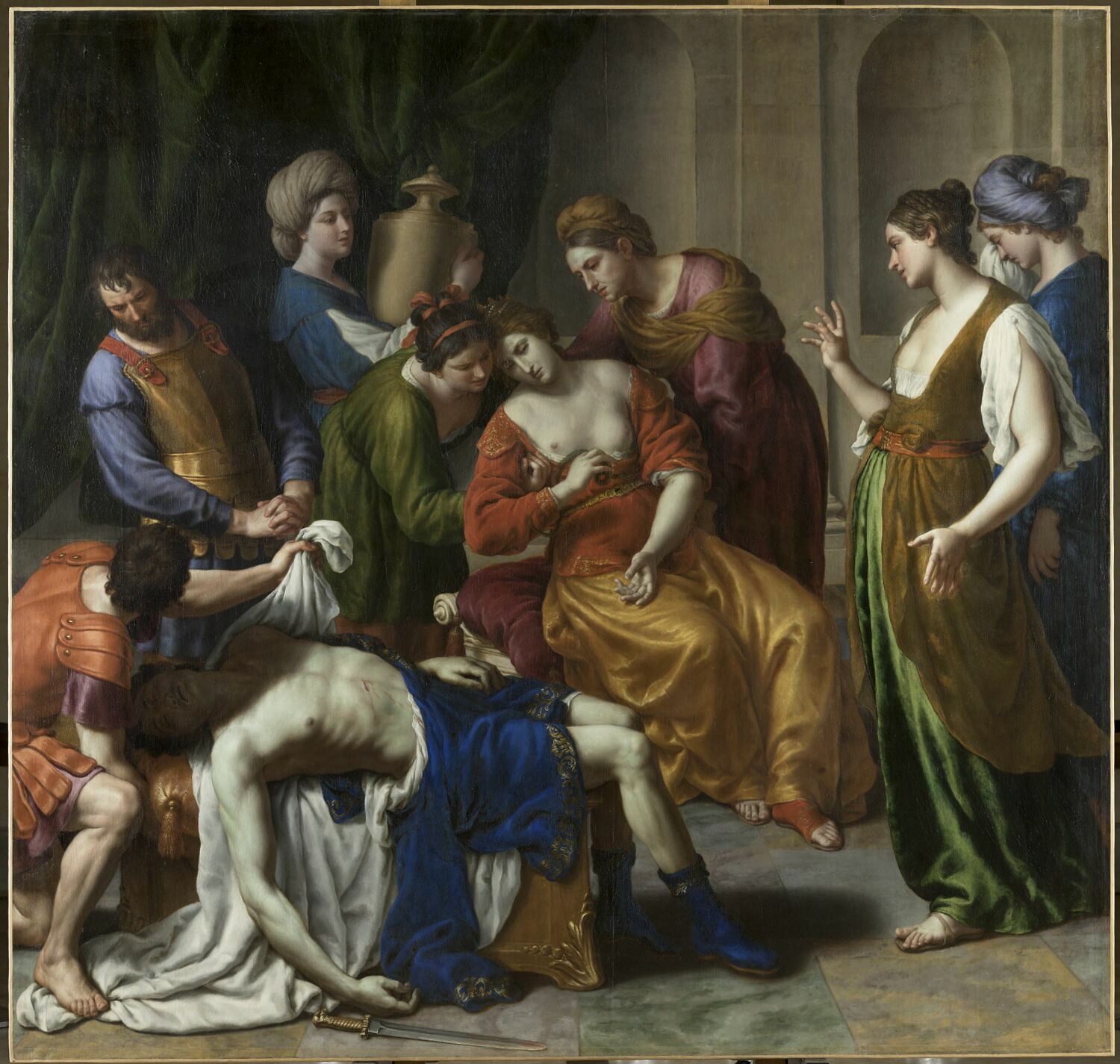 La mort de Cléopâtre  Louvre Collections