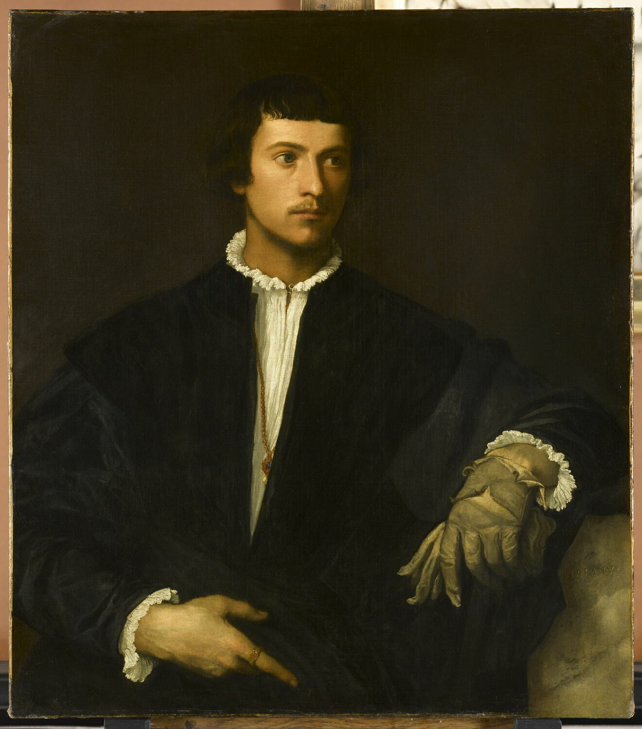 L’Homme au gant, Titien