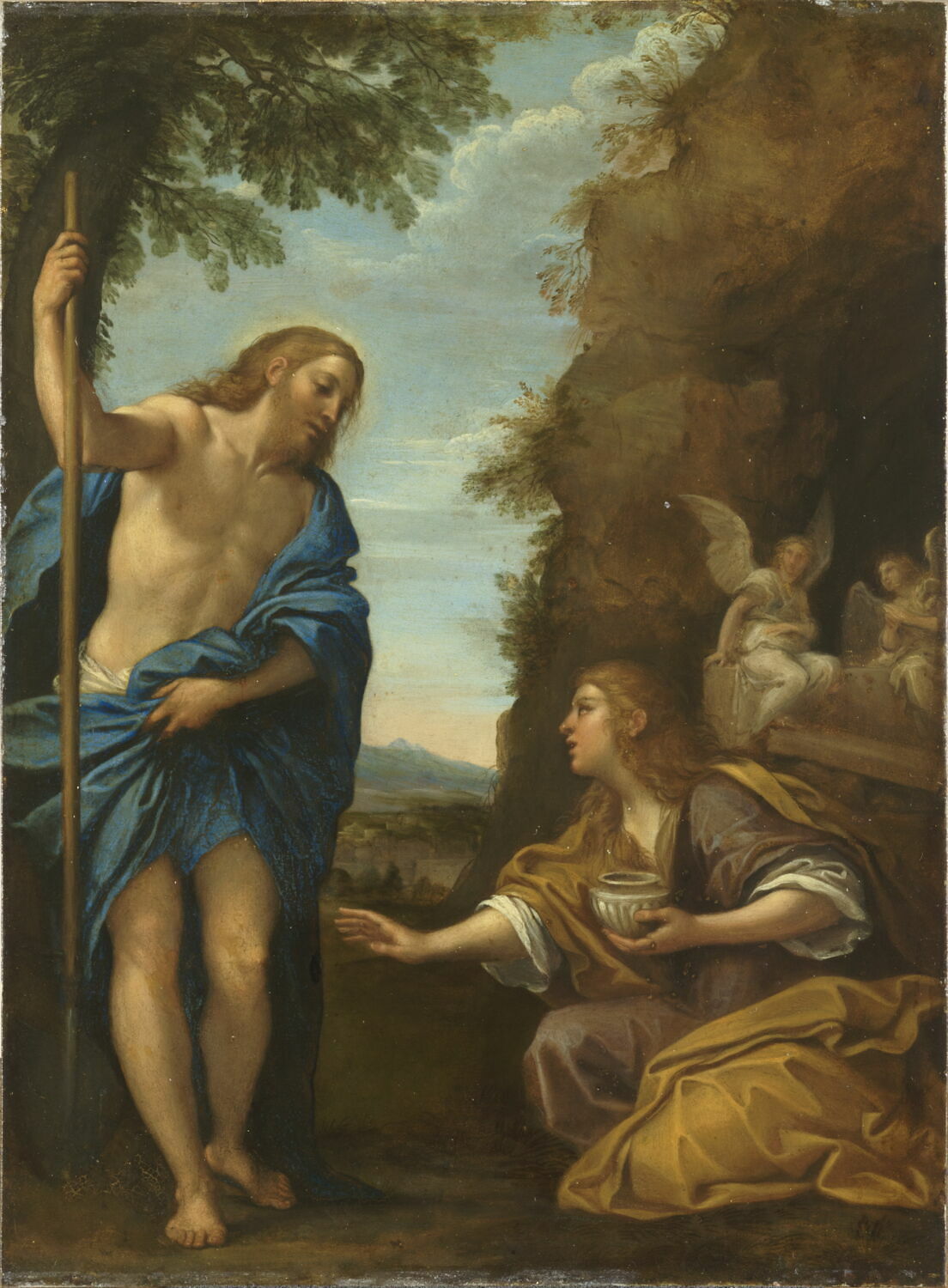 Le Christ et la Madeleine, Albani, Francesco, 1e quart du XVIIe siècle (vers 1620 - 1625)