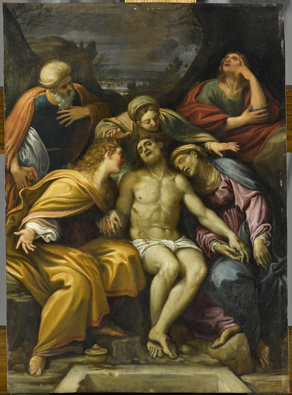La Déploration du Christ, Albani, Francesco, Début du XVIIe siècle (vers 1600 - 1602)