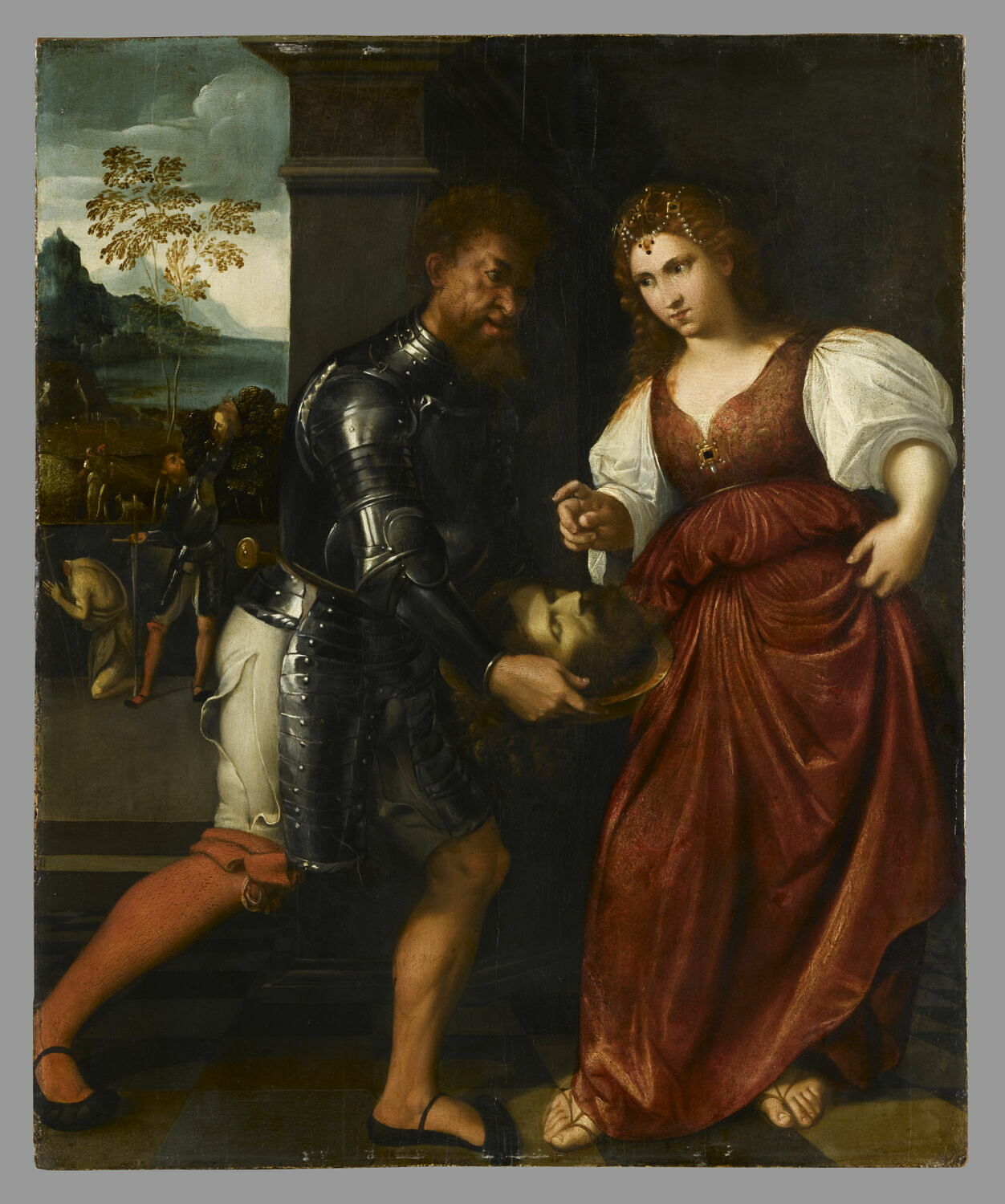 Salomé recevant la tête de saint Jean Baptiste Louvre Collections