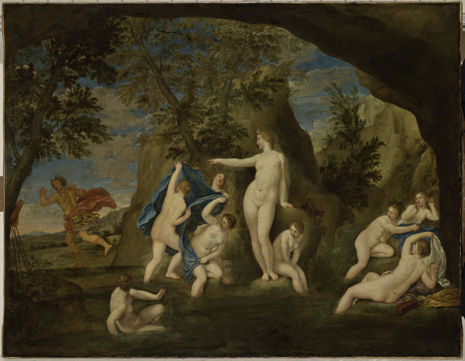 Actéon métamorphosé en cerf, Albani, Francesco, 2e quart du XVIIe siècle (1625 - 1650)