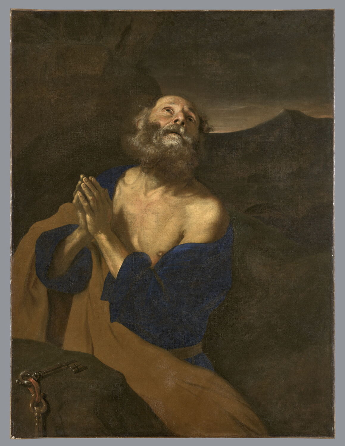 Saint Pierre en prière, Anonyme, 2e quart du XVIIe siècle (1625 - 1650)