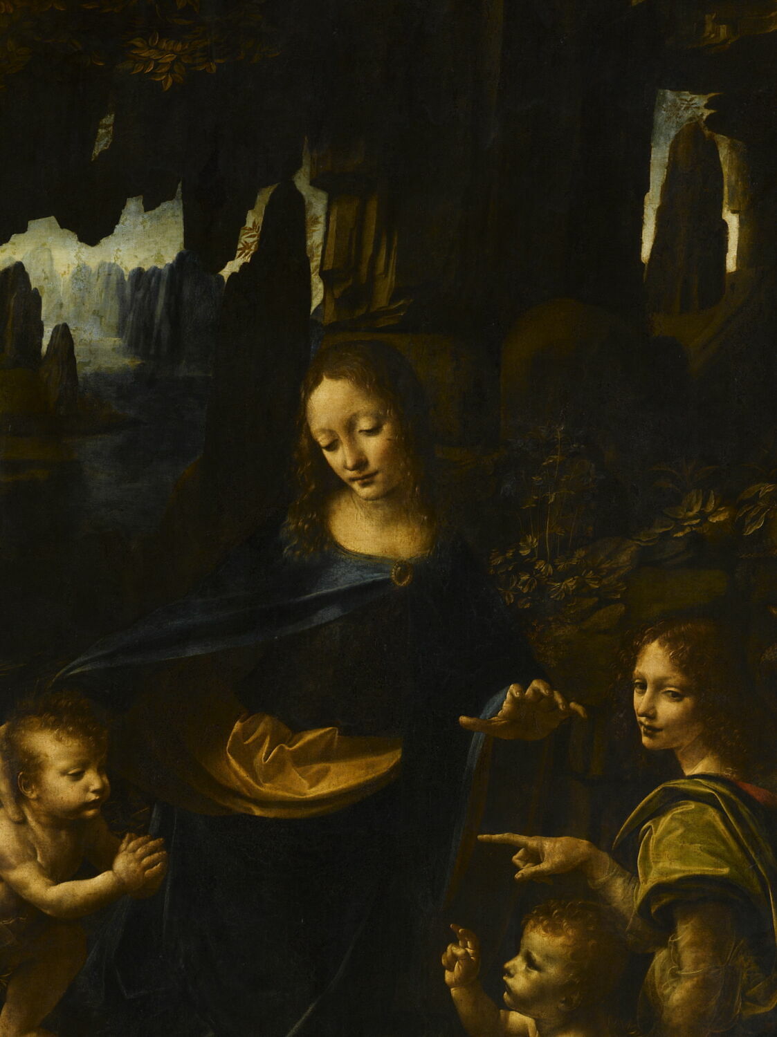 Leonard De Vinci La Vierge Au Fuseau