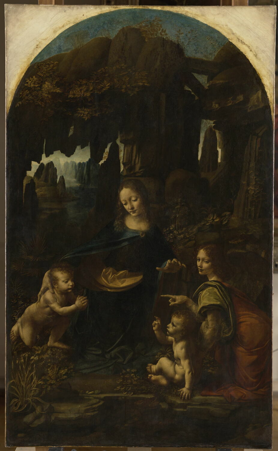 La Vierge, l'Enfant Jésus, saint Jean Baptiste et un ange, dit La Vierge aux rochers