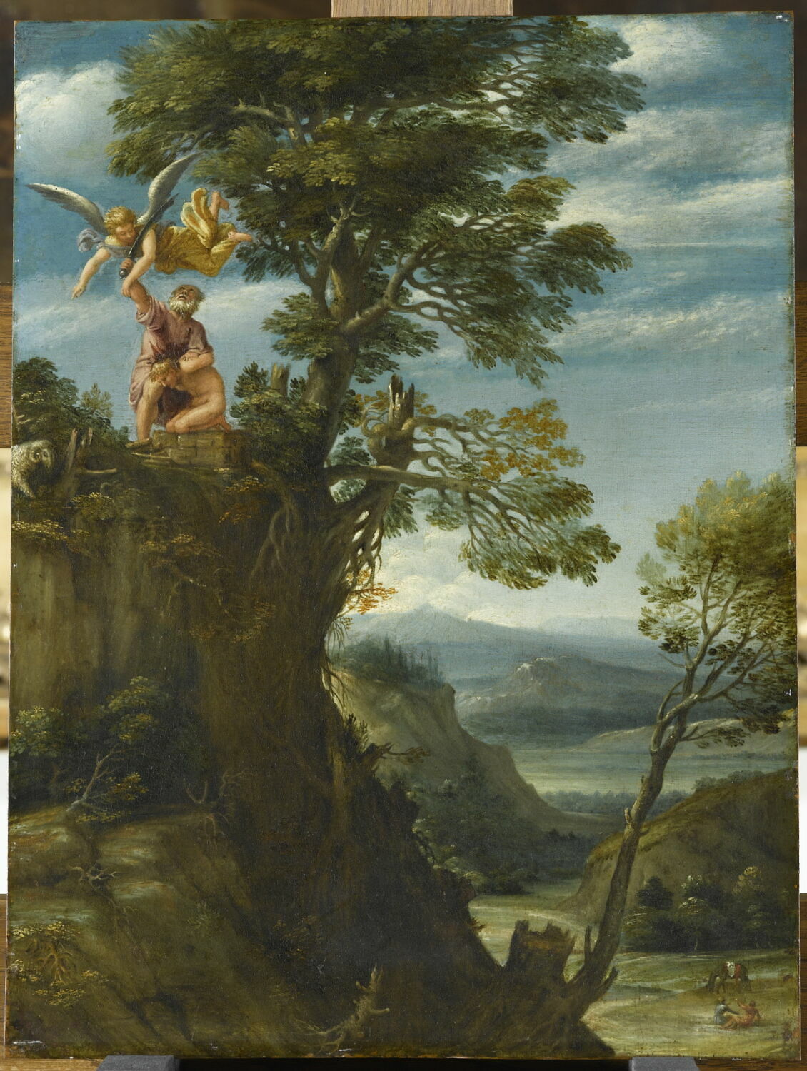 Le Sacrifice d'Abraham, Carrache, Annibal, 4e quart du XVIe siècle (1575 - 1600)