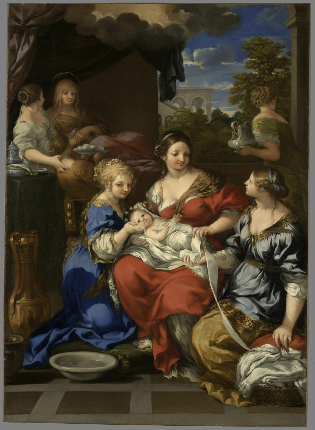 La Nativité de la Vierge, Cortone, Pierre de, 2e quart du XVIIe siècle (1625 - 1650)