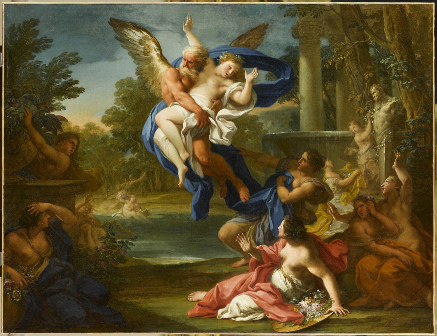 Borée enlevant Orithye, Conca, Sebastiano, 1e tiers du XVIIIe siècle (vers 1715 - 1730)