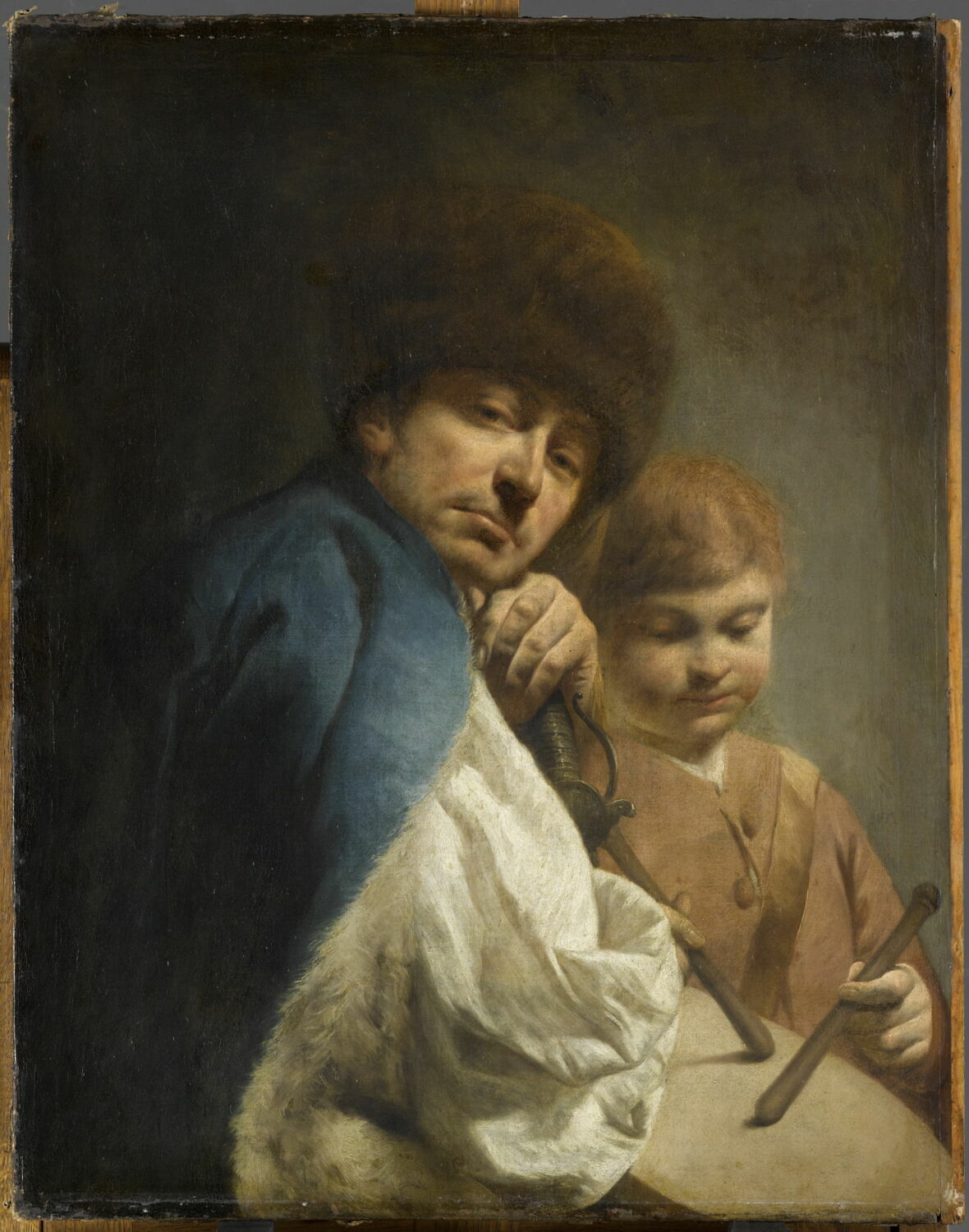Le militaire et le petit tambour, Angeli, Giuseppe, 3e quart du XVIIIe siècle (1750 - 1775)