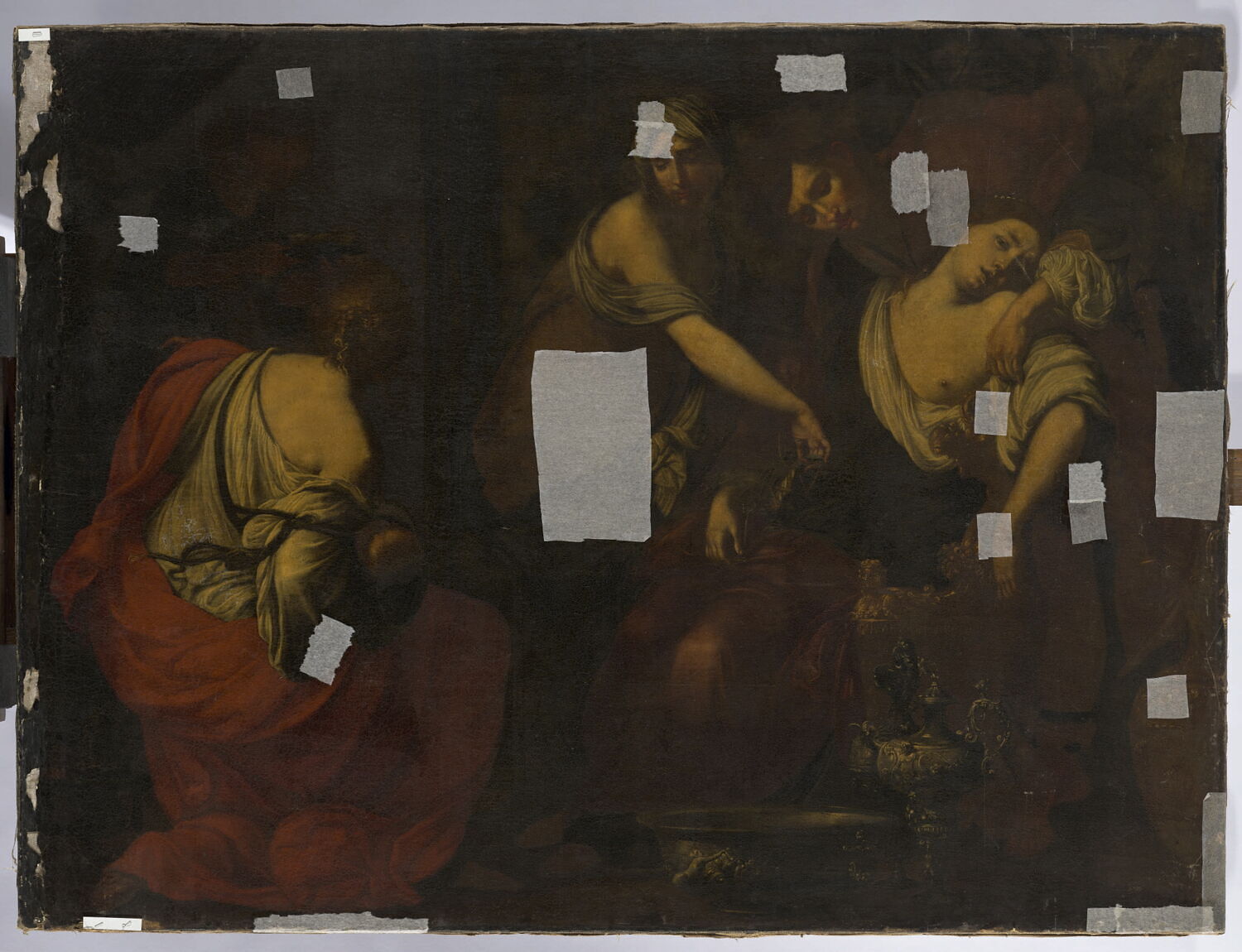 L'accouchement et la mort de Rachel, Furini, Francesco, 2e quart du XVIIe siècle (vers 1633)