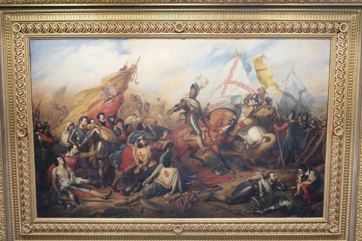 Clémence d'Henri IV après la Bataille d'Ivry (1590), Steuben, Charles Baron de, 2e quart du XIXe siècle (1833)