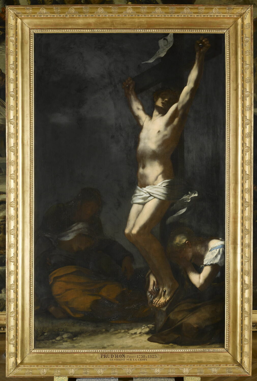 Le Christ sur la croix. La Madeleine et la Vierge sont à ses pieds, Prud'hon, Pierre-Paul, 1e quart du XIXe siècle (1822)