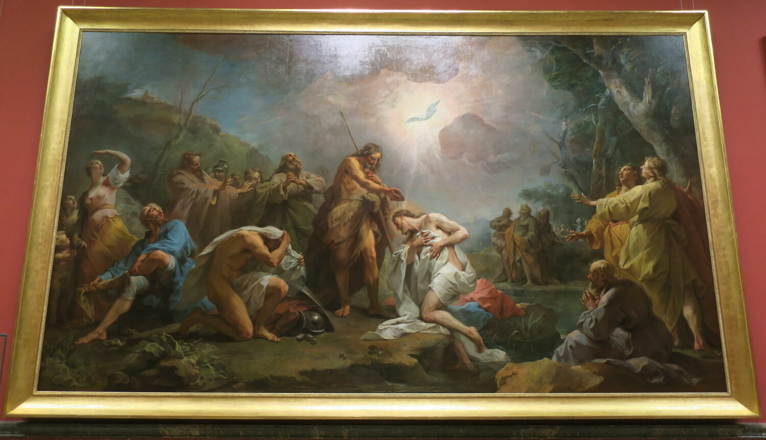 Le Baptême du Christ, Restout, Jean II, 2e quart du XVIIIe siècle (1733)