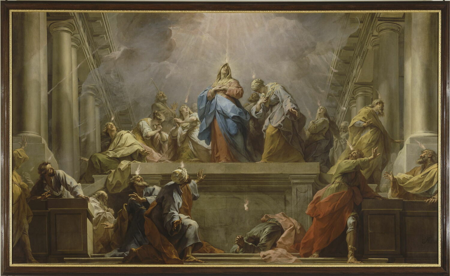 La Pentecôte, Restout, Jean II, 2e quart du XVIIIe siècle (1732)