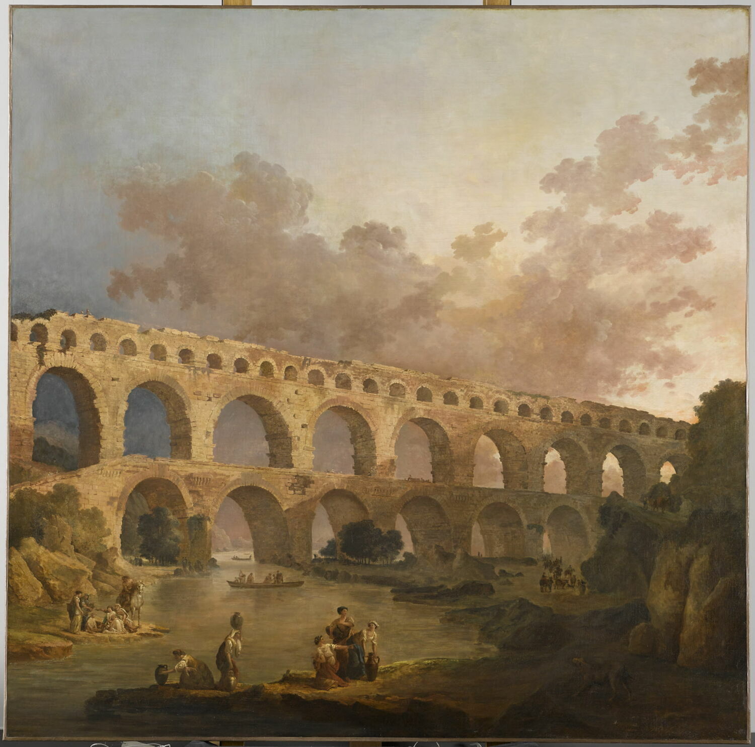 Le Pont du Gard, Robert, Hubert, 4e quart du XVIIIe siècle (1787)