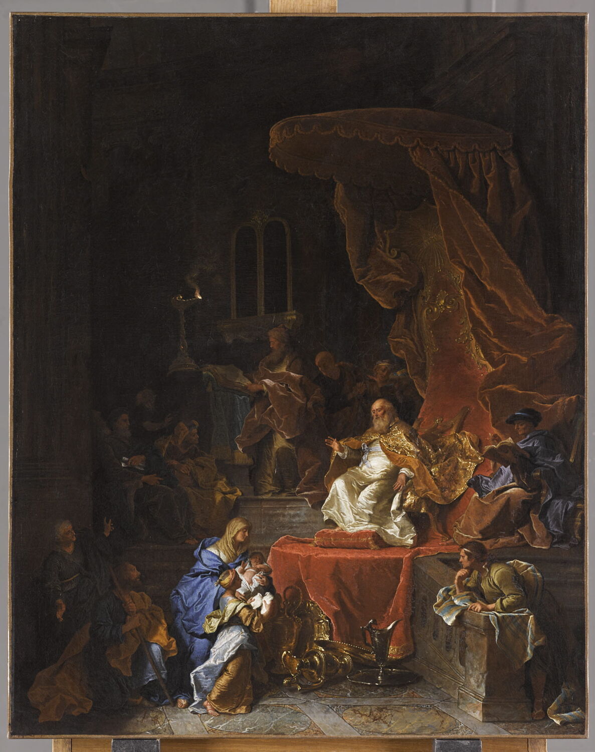 La Présentation au Temple, Rigaud, Hyacinthe, 2e quart du XVIIIe siècle (vers 1724 - 1743)